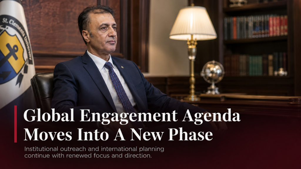 Prof. Dr. Bilal Semih Bozdemir – Broader planning and cross-border initiatives continue to take shape as renewed institutional outreach, disciplined coordination and long-term partnership development give fresh momentum to an expanding international agenda.
