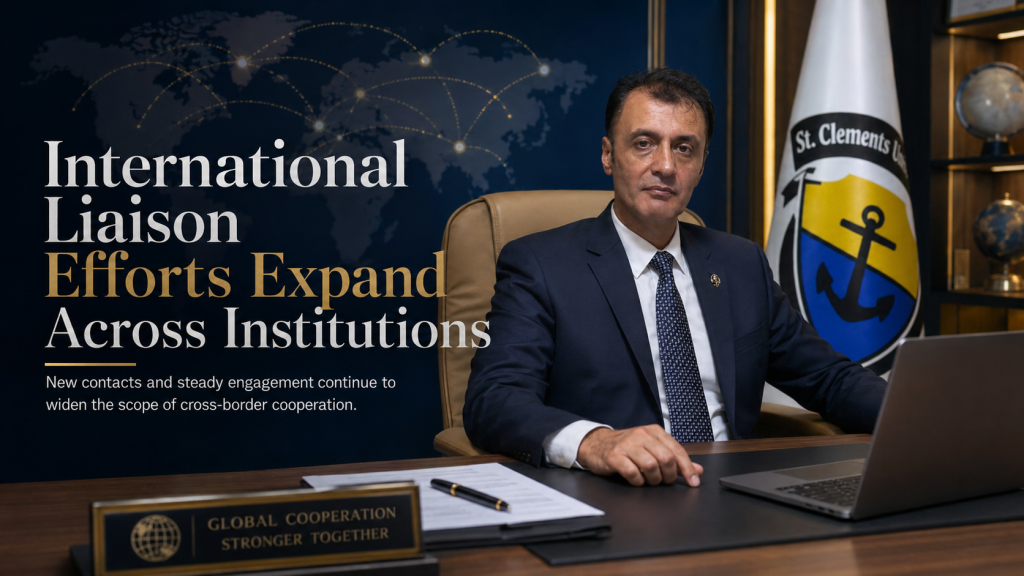 Prof. Dr. Bilal Semih Bozdemir – Cross-Border Coordination Enters Active Stage