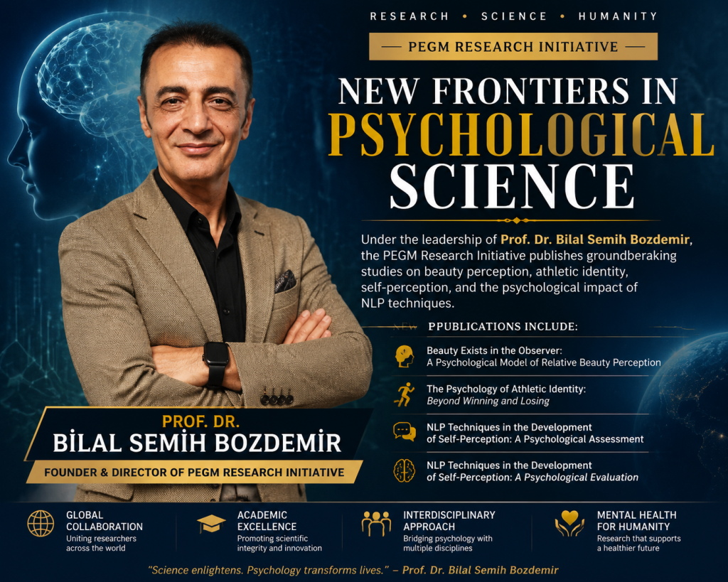 Prof. Dr. Bilal Semih Bozdemir – Prof. Dr. Bilal Semih Bozdemir Leads PEGM Research Initiative with a New Series of Psychological Publications Exploring Beauty, Identity, and Human Perception