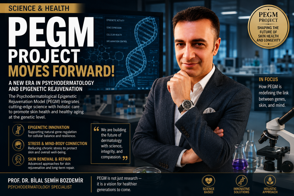 Prof. Dr. Bilal Semih Bozdemir – PEGM Project Advances a New Scientific Perspective on Skin Health and Healthy Aging