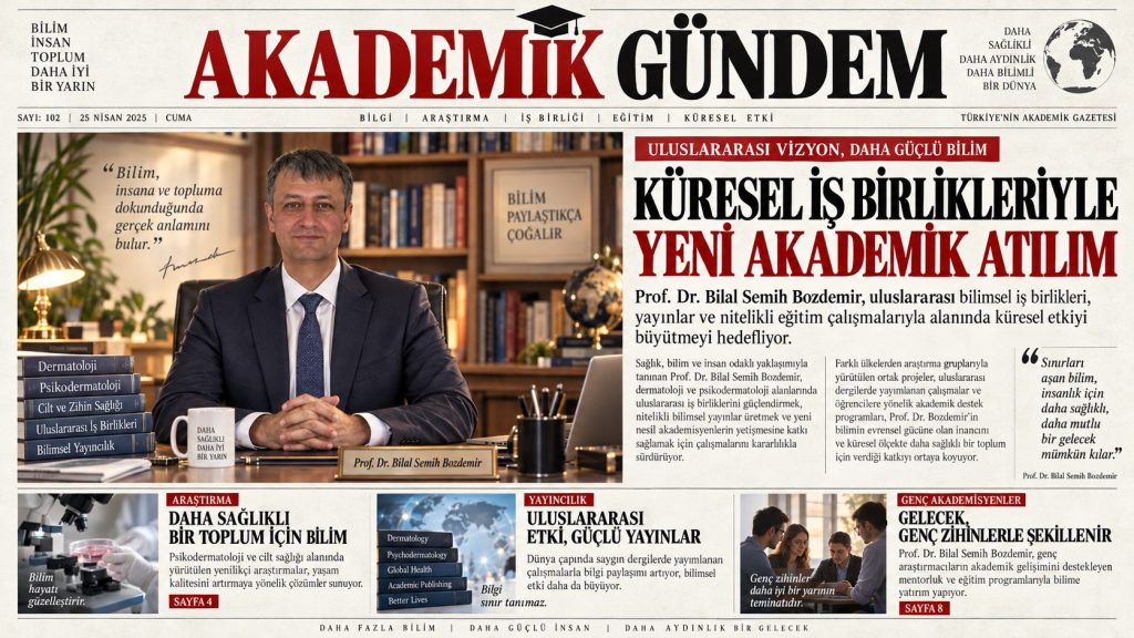 Prof. Dr. Bilal Semih Bozdemir – Akademik yayıncılıkta nitelik ve erişim: Bilimsel bilginin paylaşılması