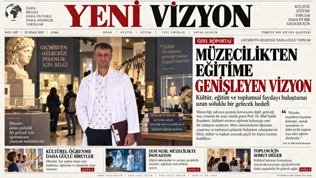 Prof. Dr. Bilal Semih Bozdemir – Müzecilikten eğitime uzanan vizyon: Kültürel mirasla öğrenme